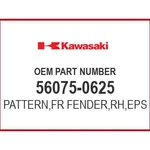 Kawasaki Pattern,fr Fender,rh, 56075-0625 Oem New. Price: $13.27.