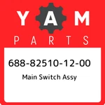 688-82510-12-00 Yamaha Main Switch Assy 688825101200, New Genuine Oem Part. Price: $160.15.