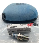 Ktm 125SX 150SX Xc-w Gas MC125 Husqvarna TC125 Spark Plug & Air Filter Kit New. Price: $34.95.