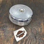 Harley 8 Round Heritage Softail Air Cleaner Cover & Backing Plate Fxr Dyna 947 Used. Price: $40.00.