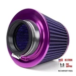 Universal Clamp-on Air Intake Filter, High Performance, Washable 3 Purple New. Price: $24.73.