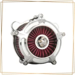 Chrome Turbine Air Cleaner For Harley M8 Softail Fat Boy 2017-2022 New. Price: $87.87.