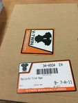 V-twin Replica Air Filter Paper For Harley #34-0934 New. Price: $33.95.
