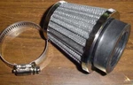 1EA New 39MM Id Clamp On Chrome End Cap Air Filter Emgo 78-9454 357H. Price: $11.88.