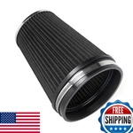 Muge Racing 6IN High Flow Air Intake Filter Replacement Cone Washable Clamp-on. Price: $43.66.