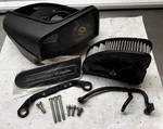 Harley M8 Road Glide Stock Air Housing Assembly, Filter, & Hardware Used. Price: $69.98.