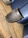 76,77 Yamaha RD-400C Airbox Carburetor Boot Intake Tube, 1A0-14453-01-00 Used. Price: $25.00.