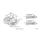 Honda 2016-2024 Pioneer 1000-5 Right Rear Door Decal Oem 86731-HL3-A40ZA New. Price: $24.99.