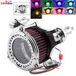 Led Lights Mini Air Cleaner Intake Filter For Harley Touring Electra Glide Dyna New. Price: $47.66.