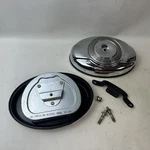 Harley Davidson Air Cleaner Filter Assembly Cover Kit 29633-08 61300274 Chrome Used. Price: $49.99.