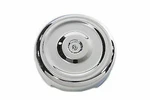 Chrome Round Bobbed Style 8 Air Cleaner Cover For Harley Davidson By V-twin New. Price: $65.79.