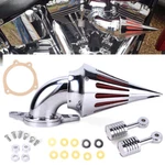 For Harley Softail Dyna Touring Chrome Spike Cone Air Cleaner Intake Filter Kits New. Price: $94.95.
