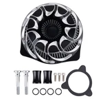 Air Cleaner Intake Filter Fit For Harley Touring Road Glide Dyna Softail New. Price: $175.75.