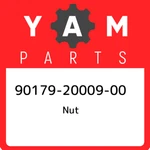 90179-20009-00 Yamaha Nut 901792000900, New Genuine Oem Part. Price: $23.52.