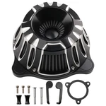 High Flow Air Cleaner For Harley Electra Glide Flhtc 2008-2013 Black New. Price: $96.29.