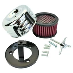 Tc Bros. Chrome Louvered Air Cleaner For Hd Cv Carbs & Efi New. Price: $62.95.