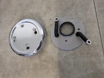 Harley Sportster Evo Twin Cam Round Chrome Air Cleaner Cover Backing Plate Assy Used. Price: $39.99.