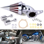 Spike Intake Air Cleaner Filter Fit For Harley Softail Dyna Touring Road Glide New. Price: $94.95.