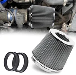 Universal Clamp-on Air Intake Filter, 76 89 102MM (3/3.5/4IN) Hi Color: Silver New. Price: $20.24.
