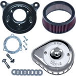 & Cycle Mini Teardrop Stealth Air Cleaner Chrome For Harley 170-0437 New. Price: $395.95.