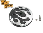 Wyatt Gatling Flame Air Cleaner Cover Insert For Harley-davidson New. Price: $67.99.