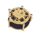 Gold Air Filter Cleaner For Harley 2017-23 Road Electra Glide Street Flhr New. Price: $209.95.