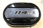 Genuine H-d 17-25 M8 Touring Softail 114CI Black Ventilator Air Cleaner Breather Used. Price: $181.00.
