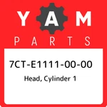 7CT-E1111-00-00 Yamaha Head, Cylinder 7CTE11110000, New Genuine Oem Part. Price: $272.48.