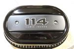 Genuine H-d 17-25 M8 Touring Softail 114CI Black Ventilator Air Cleaner Breather Used. Price: $180.00.