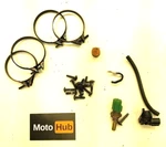 05-06 Suzuki GSXR1000 Oem Airbox Cleaner Parts Kit Sensors, Clamps, Screws Used. Price: $49.99.