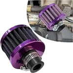 12MM Mini Air Filter, Universal Motor Cold Intake And Crankc Color: Purple New. Price: $12.99.
