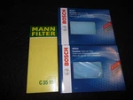 3X Air Filter Lot For Vw Hepa Cabin Bosch 6031C + Mann 35 154 Beetle Tiguan New. Price: $16.99.