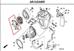 Genuine Oem Honda Air Filter Cage Stay Base Mount CRF150RB 2007-2022 New. Price: $39.88.