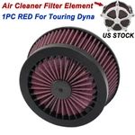 Red Air Filter Cleaner Intake Element For Harley Sportster Touring Street Glide New. Price: $18.40.
