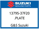 Suzuki Oem Part 13795-37F20 Plate New. Price: $16.83.