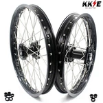 Kke 21/18 Wheels Rims Set For Honda CRF250L 2017-2020 Cnc Black Hubs New. Price: $529.00.