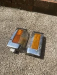 Oem Chrome Side Marker Signal Lights Fit For Your 1986-1997NISSAN D21 Pickuppair Used. Price: $55.00.