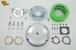Chrome Wyatt Gatling Air Cleaner Assembly For Harley Davidson By V-twin New. Price: $205.63.