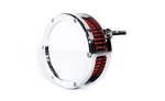 Feuling Ba Slim Air Cleaner Chrome With Solid Cover/red Filter #5457-S New. Price: $727.55.
