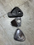 Stock 2007 Honda 600 Air Box With Filter And Chrome Cover Used. Price: $25.00.