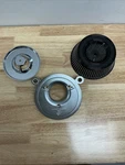Khrome Werks 1010-3169 250215 Instigator Air Cleaner Tracer Chrome Twin Used. Price: $249.99.