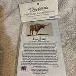The Posy Collection Counted Cross Stitch Kit #PC-1344 Longhorn New. Price: $18.50.