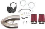 S&s Cycle Tuned Induction For Air Cleaner Kit Stainless Steel 170-0565A New. Price: $536.36.