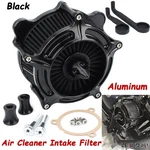 1 Black Spike Air Cleaner Intake Filter Kit For Harley Tourng Street Road Glide New. Price: $59.99.
