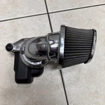 Oem Harley M8 Screamin Eagle Chrome Heavy Breather Air Cleaner 18-22 Used. Price: $260.00.