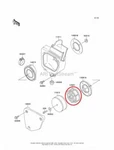 New Oem Kawasaki Air Filter Holder Cage Stay. Price: $34.95.