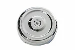 Chrome Round Bobbed Style 8 Air Cleaner Cover For Harley Davidson By V-twin New. Price: $65.79.