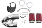 S&s Cycle Tuned Induction For Air Cleaner Kit Chrome 170-0566A New. Price: $536.36.