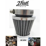 2FASTMOTO Clamp-on Wire Mesh Air Filter Cleaner 48MM- Chrome 23-5748 New. Price: $22.78.