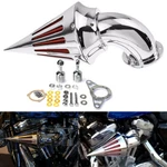 Chrome Spike Air Cleaner Filter Intake Kit For Harley Custom Cv Evo Xl Sportster New. Price: $94.95.